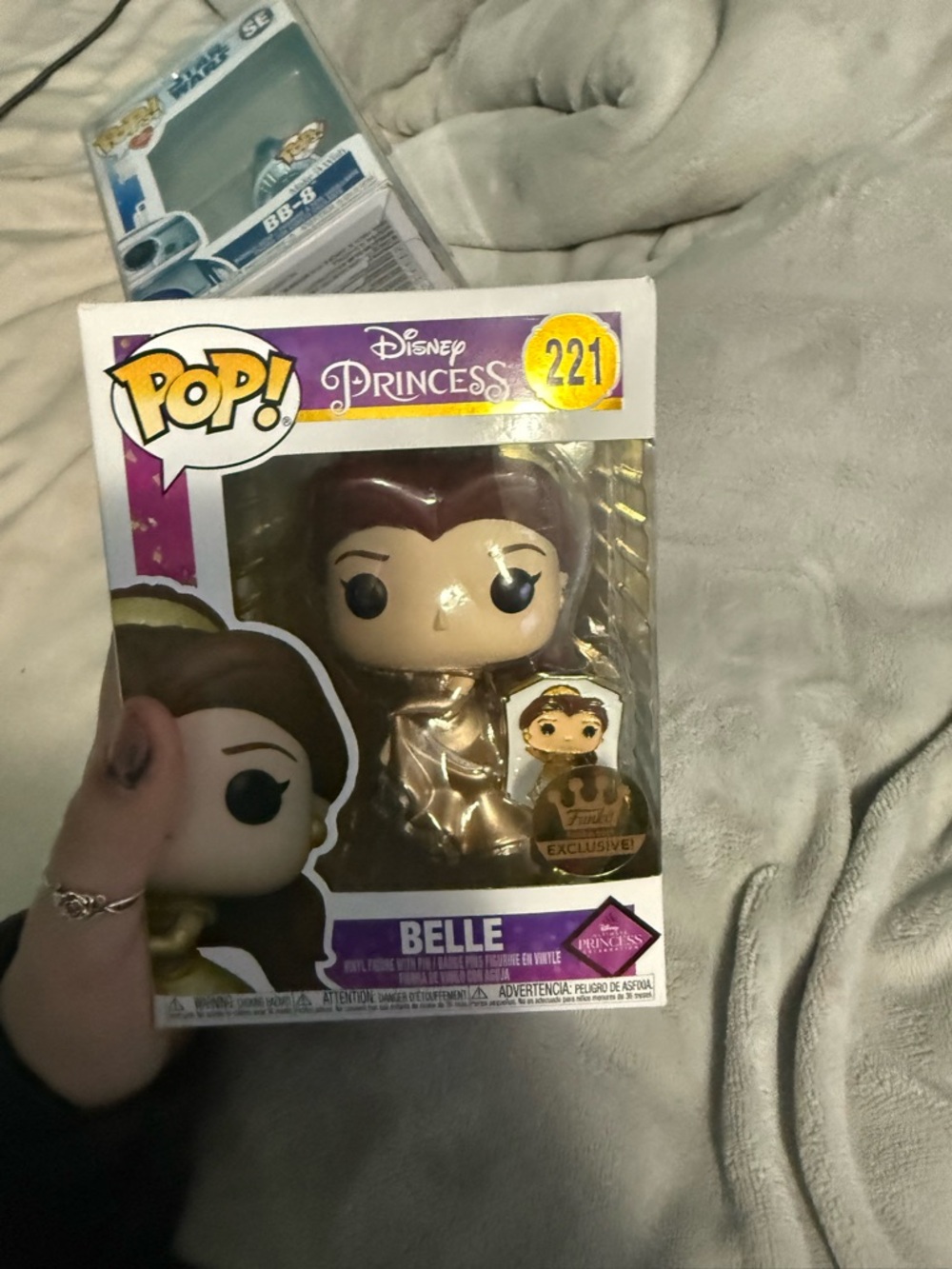 Funko Disney Princess Belle Metallic Gold Pop! #221